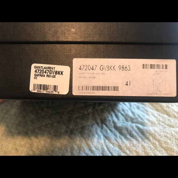 Saint Laurent tapestry booties - Picture 6 of 6